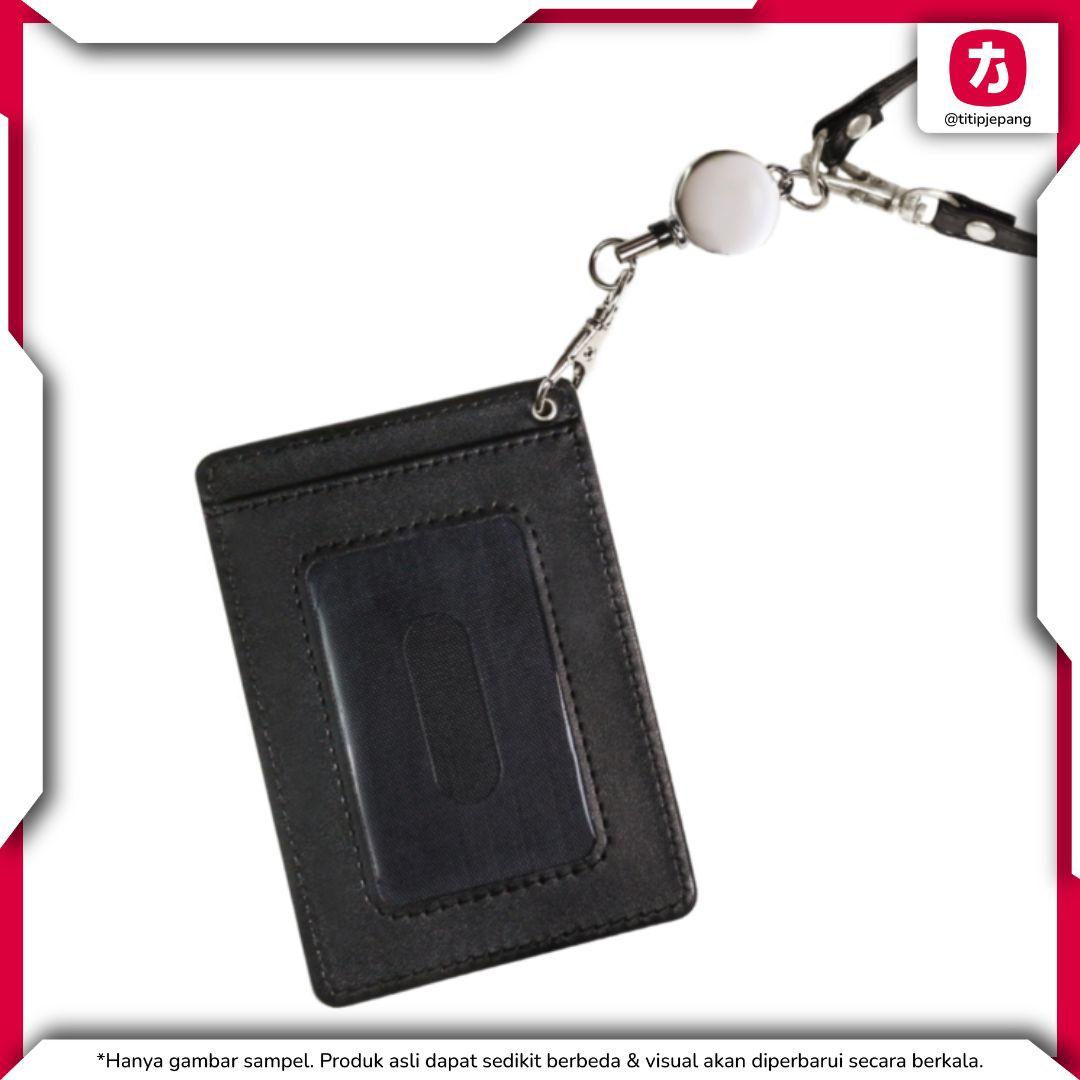 DEATH NOTE Pass Case A:code Light Yagami & L Retractable Card Holder