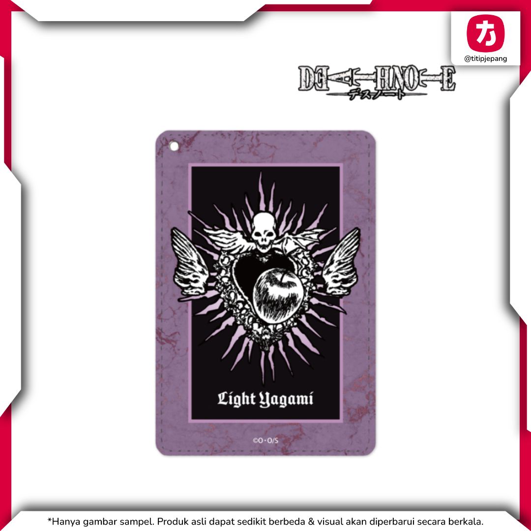 DEATH NOTE Pass Case A:code Light Yagami & L Retractable Card Holder