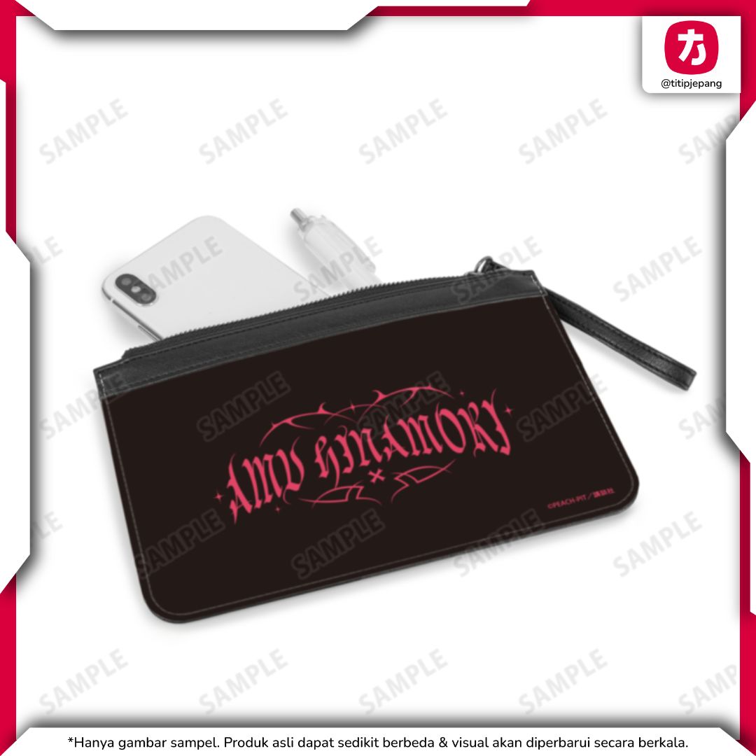 Hinamori Amu ar-Unity PU Leather Pouch Shugo Chara! Flat Pouch Premium