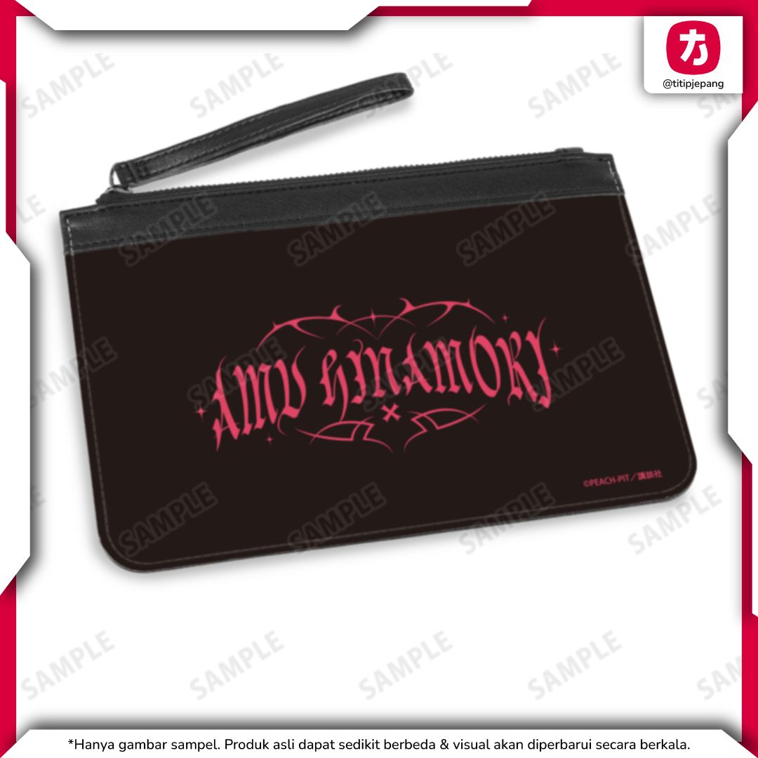 Hinamori Amu ar-Unity PU Leather Pouch Shugo Chara! Flat Pouch Premium
