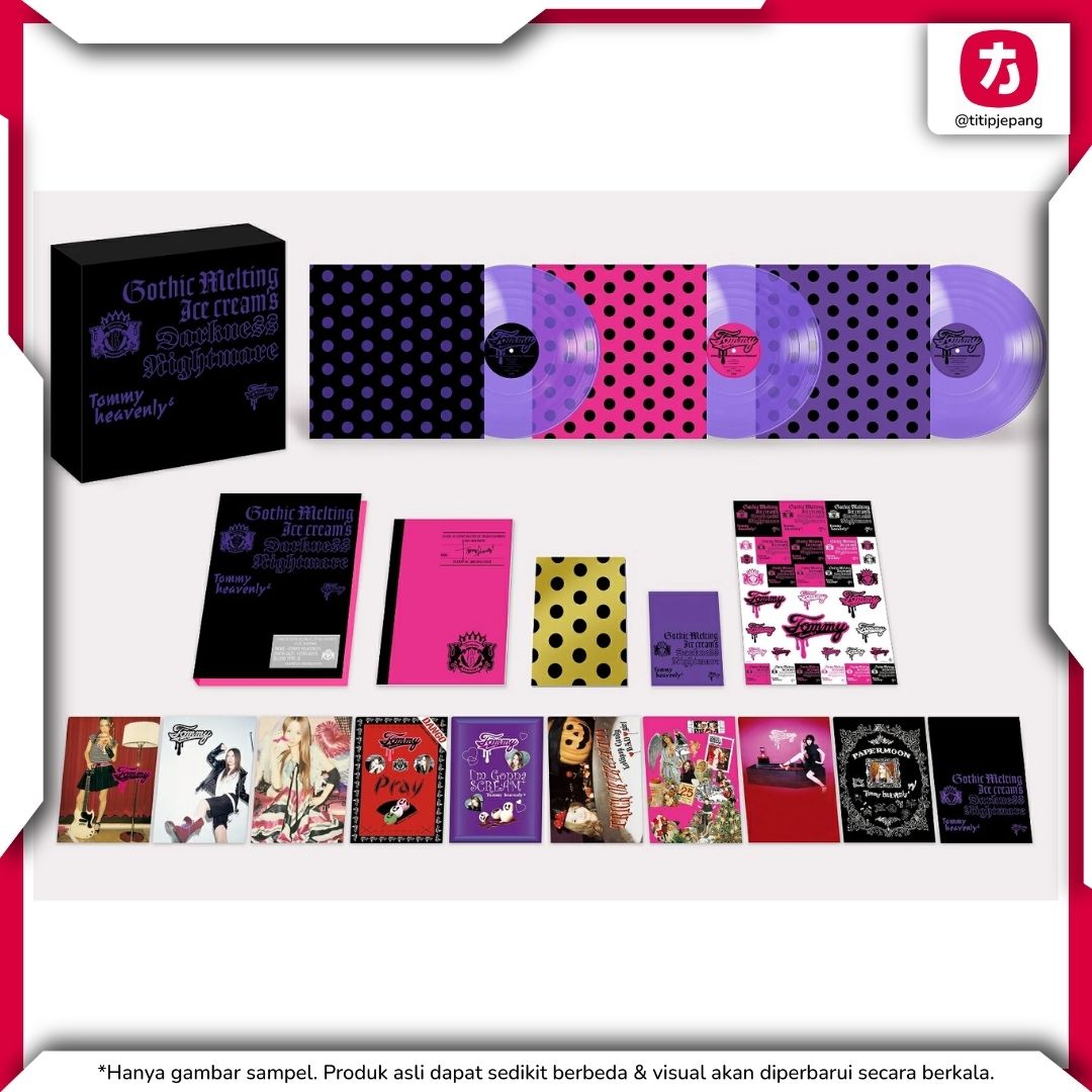 Gothic Melting Ice Cream's Darkness ANALOG BOX Vinyl+BD Edisi Kolektor
