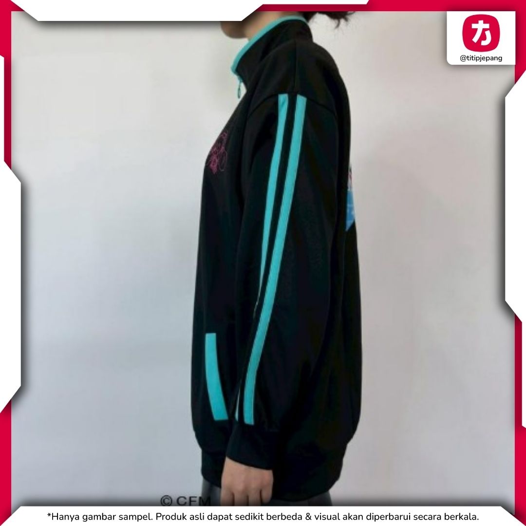 Hatsune Miku Blouson Black Mint Green Kolaborasi Stylish M/L