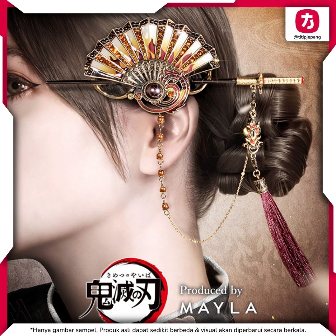 MAYLA x Demon Slayer Hair Ornament Hairpin Multi-Charm Karakter Pilihan