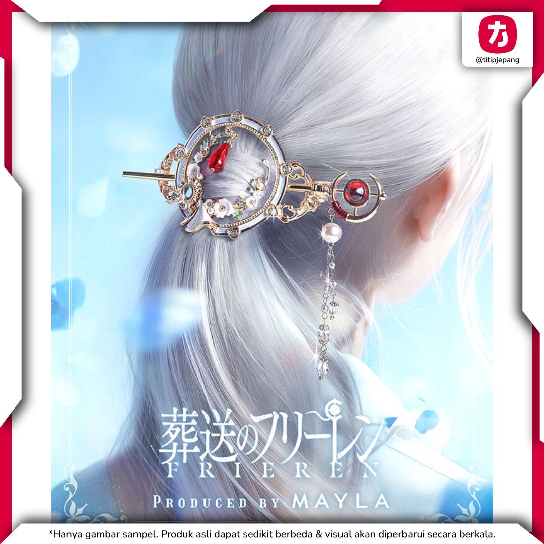 Frieren Iconic Hair Accessory Majeste Kanzashi Frieren & Himmel Resmi