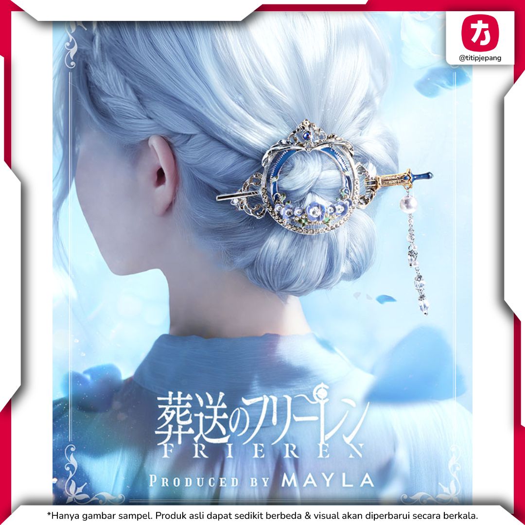 Frieren Iconic Hair Accessory Majeste Kanzashi Frieren & Himmel Resmi