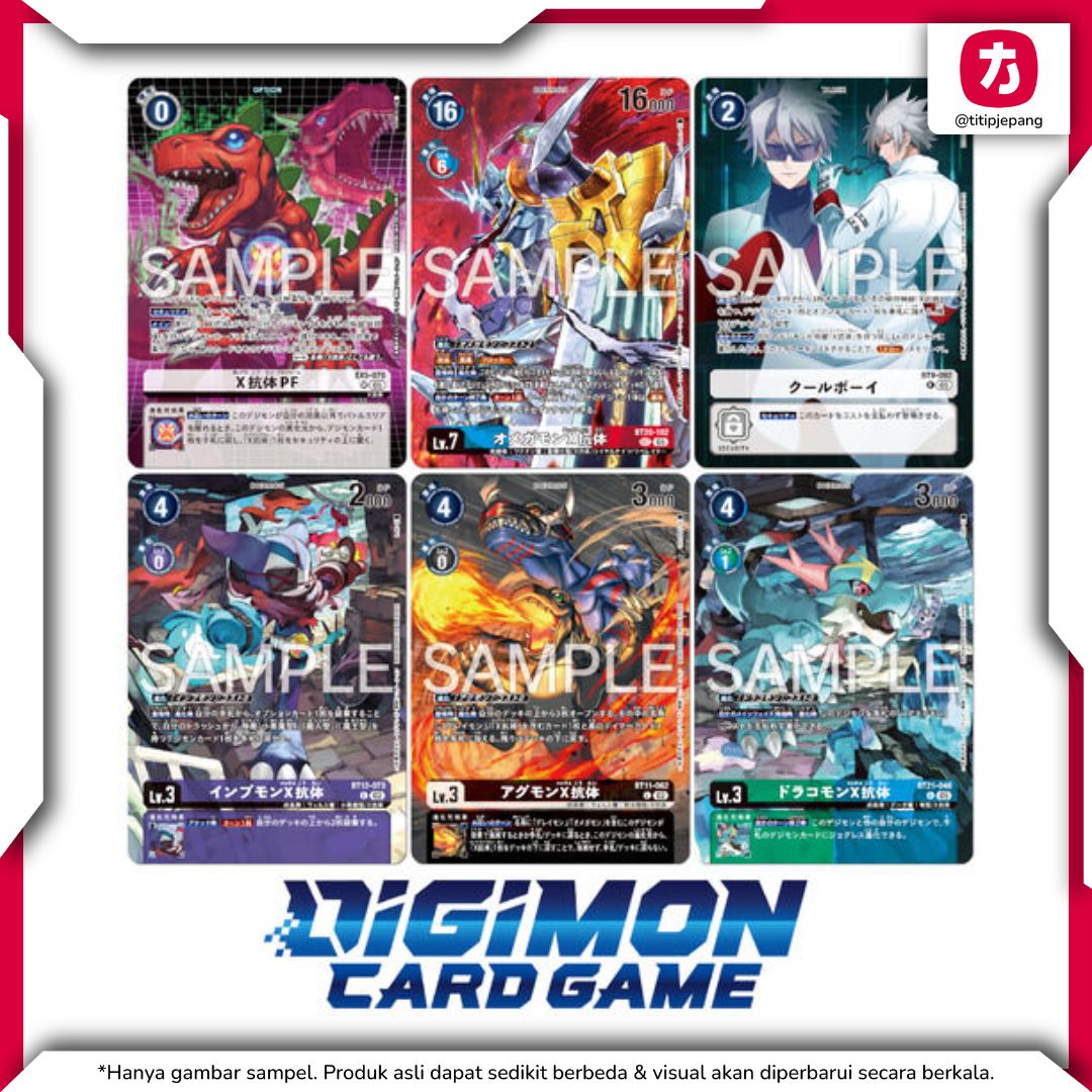 Digimon Card Game TAMERS SELECTION BOX Ver. X Antibody PB 26 Koleksi Premium