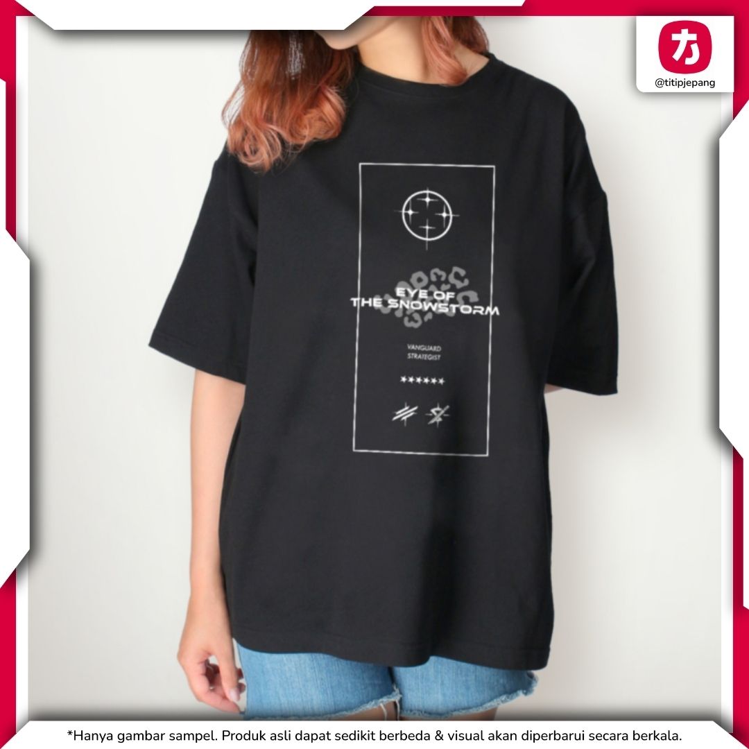 T-Shirt Arknights Silver Ash Shopping Ver BIG Silhouette Unisex Original Jepang