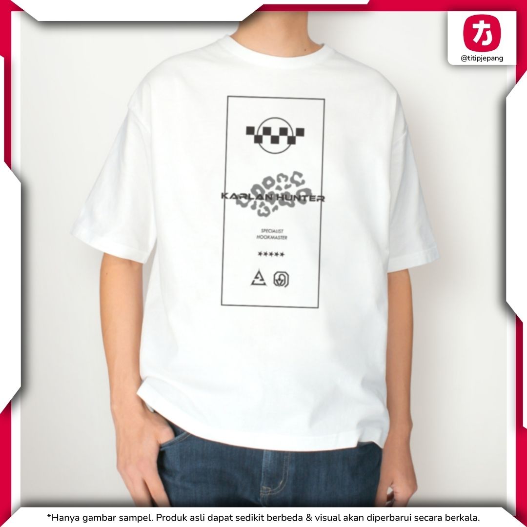 T-Shirt Arknights Cliffheart Shopping Version Big Silhouette Unisex Jepang