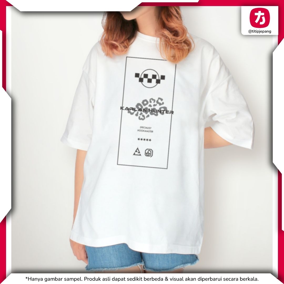 T-Shirt Arknights Cliffheart Shopping Version Big Silhouette Unisex Jepang