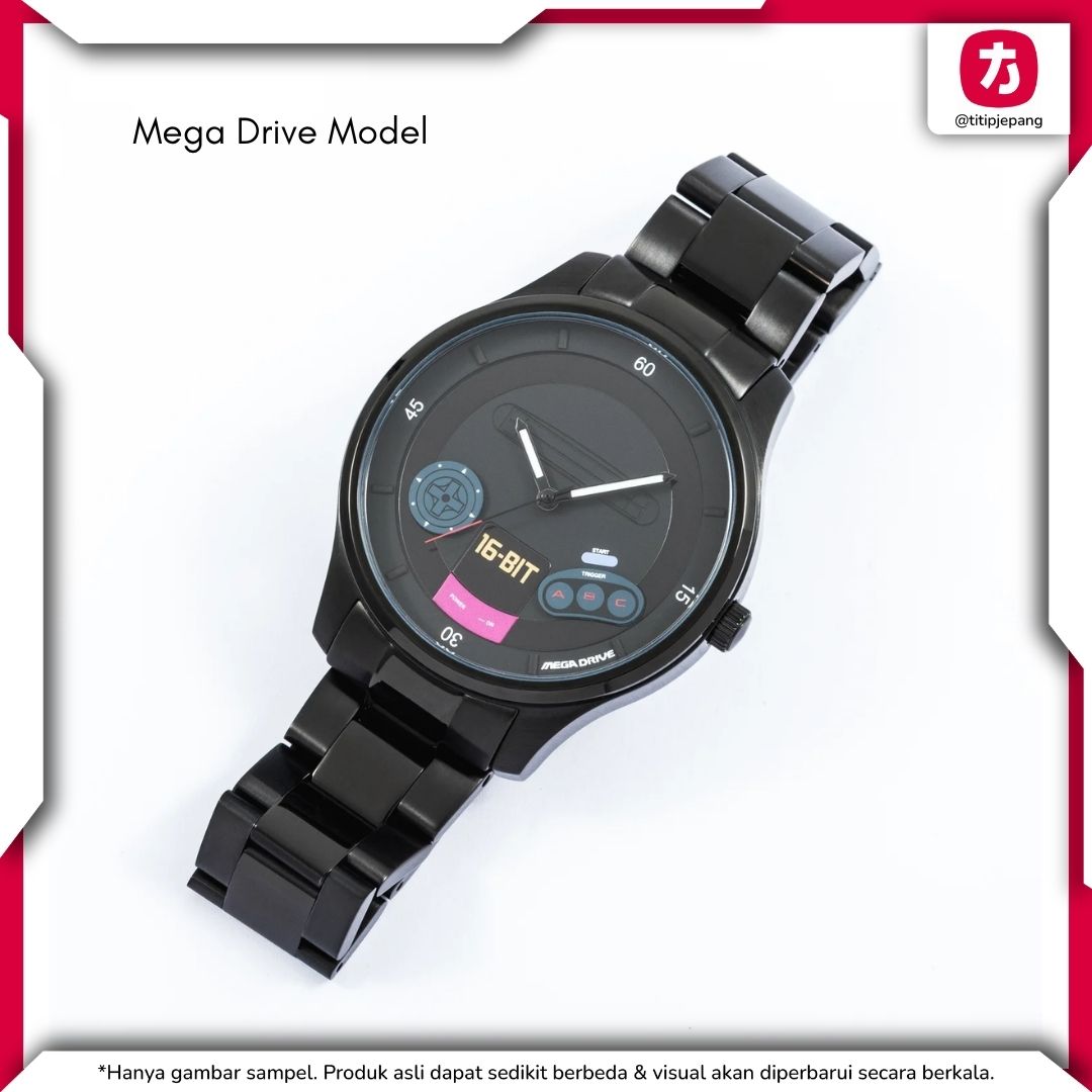 Jam Tangan Super Groupies x SEGA Hardware Wristwatch Mega Drive Saturn Dreamcast