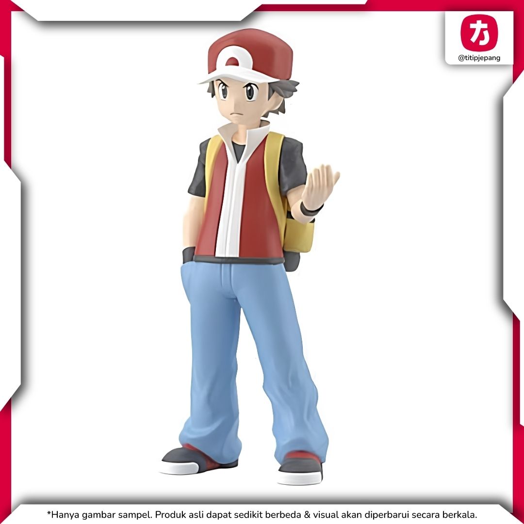 Bandai Pokemon Scale World Kanto Region Red Figure 